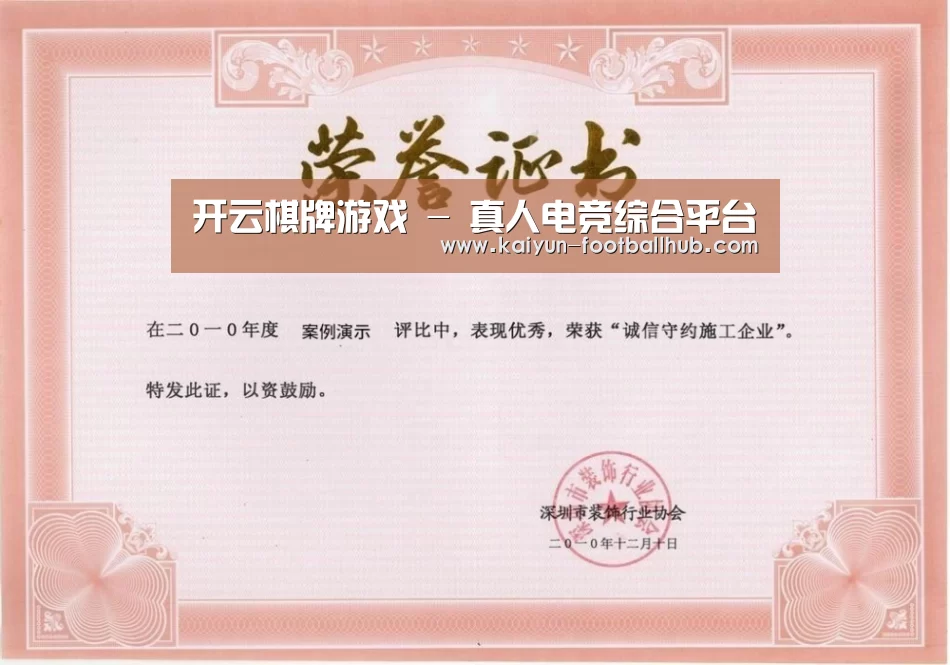 荣誉证书二(图1)